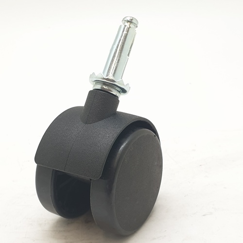 KAMPER ล้อแกนเดือย Black Nylon มีเบรค 50มม (2นิ้ว) รุ่น TWSB-50
