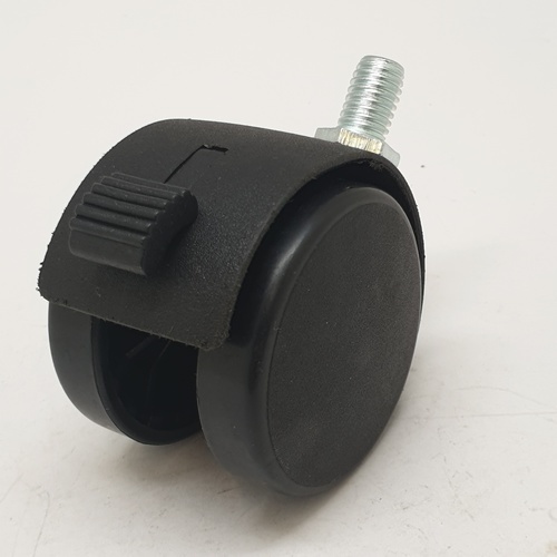 KAMPER ล้อเกลียวหมุน Black Nylon มีเบรค 50มม (2นิ้ว) รุ่น TWTB-50
