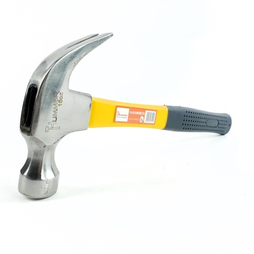 HUMMER ค้อนหงอนด้ามไฟเบอร์หัวเว้า รุ่น DTHM125 16ออนซ์