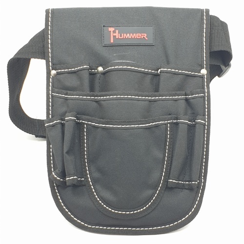 HUMMER กระเป๋าเครื่องมือช่างคาดเอว พร้อมเข็มขัด รุ่น JR-CB06 สีดำ