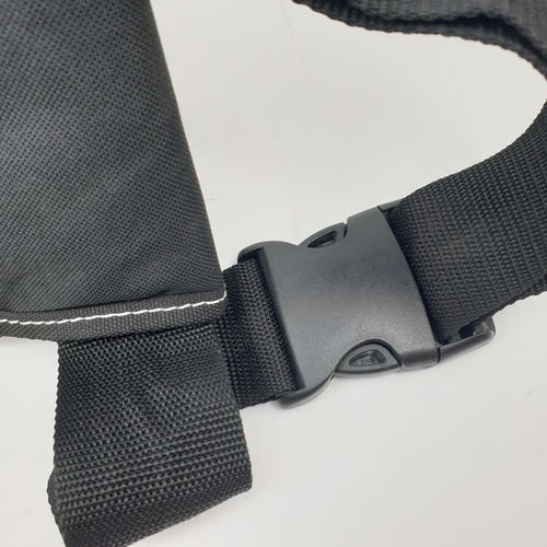 HUMMER กระเป๋าเครื่องมือช่างคาดเอว พร้อมเข็มขัด รุ่น JR-CB06 สีดำ