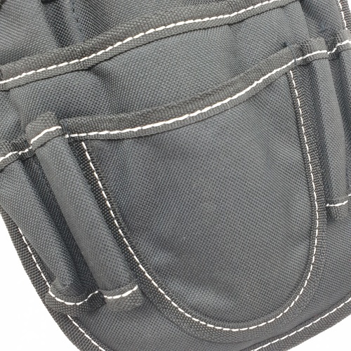 HUMMER กระเป๋าเครื่องมือช่างคาดเอว พร้อมเข็มขัด รุ่น JR-CB06 สีดำ