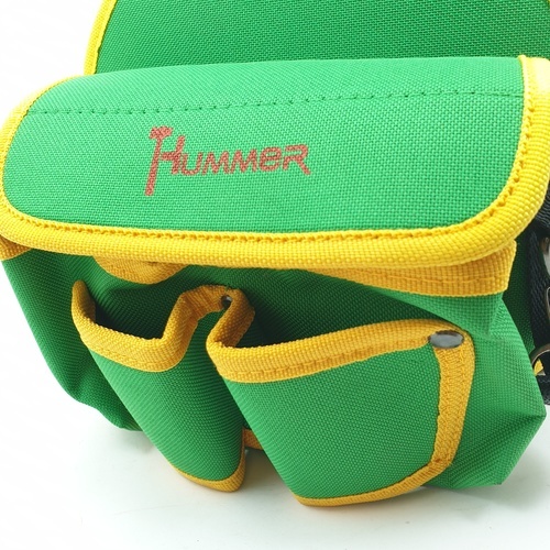 HUMMER กระเป๋าเครื่องมือช่างคาดเอว รุ่น JR-YB03 สีเขียว-เหลือง