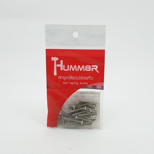 HUMMER สกรูเกลียวปล่อยหัว P-HM610 ขนาด 6X1 (25ตัว/แพ็ค)