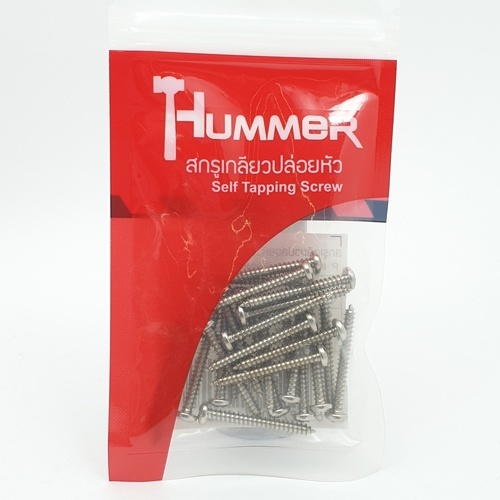 HUMMER สกรูเกลียวปล่อยหัว P-HM6114 ขนาด 6X1-1/4