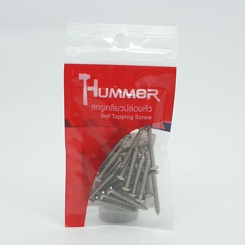 HUMMER สกรูเกลียวปล่อยหัว P-HM8114 ขนาด 8X1-1/4
