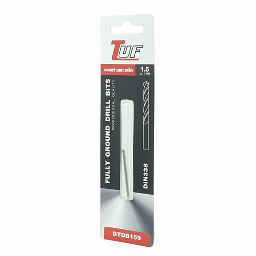 ดอกสว่านเจาะเหล็ก (มาตรฐานDIN338) รุ่น DTDB159 1.5mm