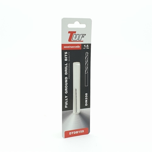 ดอกสว่านเจาะเหล็ก (มาตรฐานDIN338) รุ่น DTDB159 1.5mm