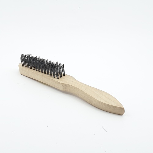 EAGLE แปรงลวดเหล็ก ขนาด 3 แถว รุ่น หนา สีดำ