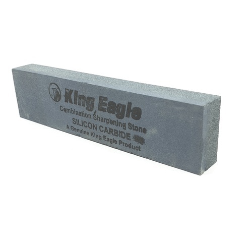 KING EAGLE หินลับมีดก้อนเล็ก+ยางรอง 8นิ้ว