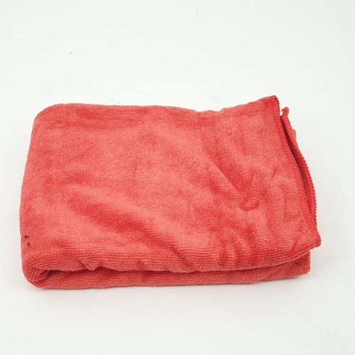 ผ้าขนหนู RS08-101S-RD สีแดง พร้อมถุงเก็บ