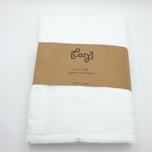 COZY ผ้าขนหนู Hotel รุ่น รุ่น LL01 ขนาด 70×140 ซม.  สีขาว