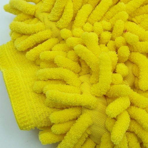 ถุงมือไมโครไฟเบอร์ รุ่น DS- 2300Y ขนาด 15x25x4 ซม. สีเหลือง