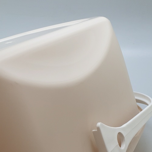 ICLEAN ถังทำความสะอาดผ้าม็อป ขนาด 24.5x46x18.5ซม.รุ่น UN9001 สีเบจ