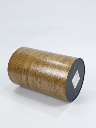 ICLEAN ถังขยะกลม 8 ลิตร รุ่น TG51717 ขนาด 20x20x29.8ซม. ลายไม้
