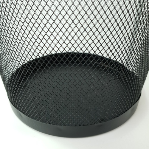 SMITH ตะกร้าเหล็กกลมอเนกประสงค์ 8.5 ลิตร (S) รุ่น TG59201 ขนาด 24x24x26.5ซม. สีดำ