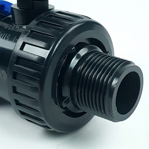 Tree’O วาล์วพร้อมข้อต่อแรงดันเกลียวนอก PN8 32x1