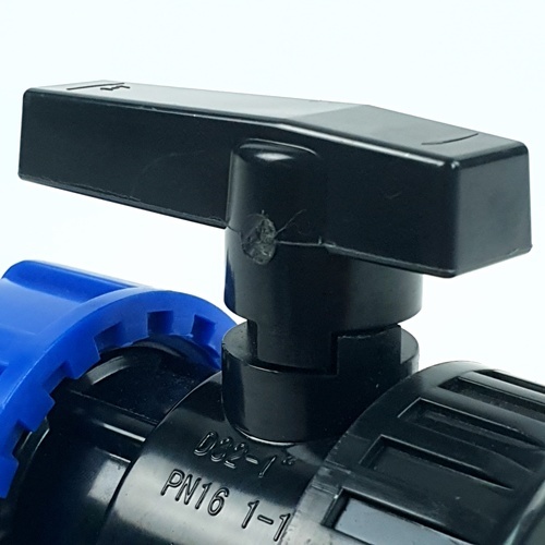 Tree’O วาล์วพร้อมข้อต่อแรงดันเกลียวนอก PN8 32x1