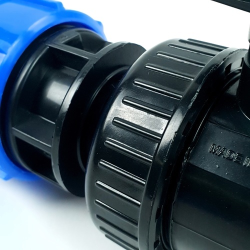 Tree’O วาล์วพร้อมข้อต่อแรงดันเกลียวนอก PN8 63x2