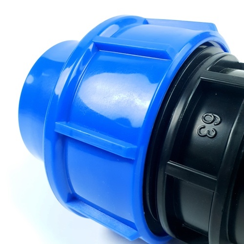 Tree’O วาล์วพร้อมข้อต่อแรงดันเกลียวใน PN8 63x2