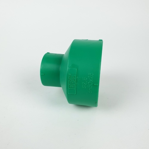 ERA ข้อต่อตรงลด PPR 1 1/2x3/4(50mm)x(25mm) สีเขียว