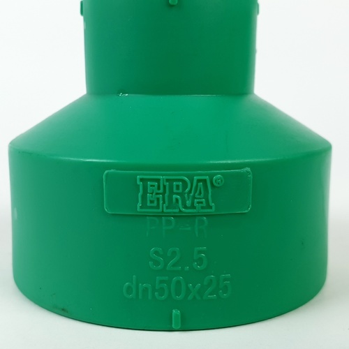 ERA ข้อต่อตรงลด PPR 1 1/2x3/4(50mm)x(25mm) สีเขียว