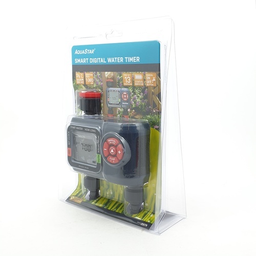 Aquarstar เครื่องตั้งเวลารดน้ำระบบดิจิตอล 2ทาง รุ่น 25576