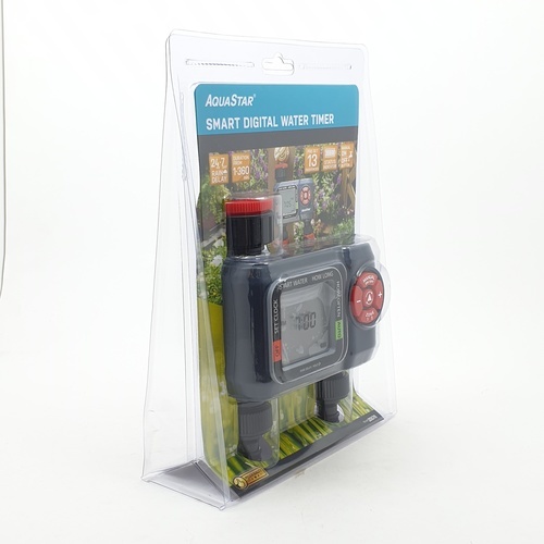 Aquarstar เครื่องตั้งเวลารดน้ำระบบดิจิตอล 2ทาง รุ่น 25576