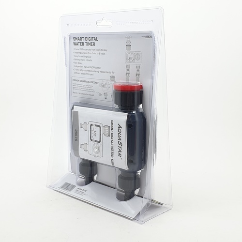 Aquarstar เครื่องตั้งเวลารดน้ำระบบดิจิตอล 2ทาง รุ่น 25576