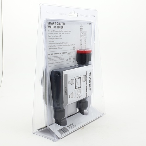 Aquarstar เครื่องตั้งเวลารดน้ำระบบดิจิตอล 2ทาง รุ่น 25576