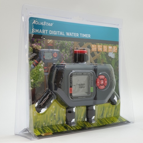 Aquarstar เครื่องตั้งเวลารดน้ำระบบดิจิตอล 4ทาง รุ่น 25577