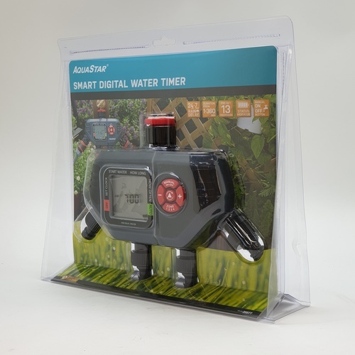 Aquarstar เครื่องตั้งเวลารดน้ำระบบดิจิตอล 4ทาง รุ่น 25577