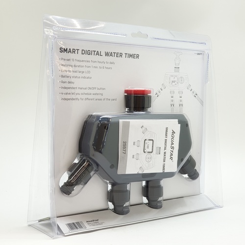 Aquarstar เครื่องตั้งเวลารดน้ำระบบดิจิตอล 4ทาง รุ่น 25577
