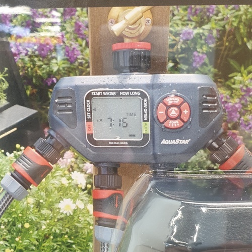 Aquarstar เครื่องตั้งเวลารดน้ำระบบดิจิตอล 4ทาง รุ่น 25577