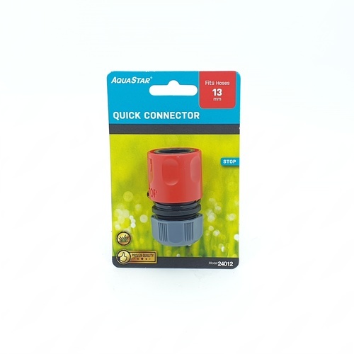 Aquarstar ข้อต่อสวมเร็วหยุดน้ำ 1/2. รุ่น 24012