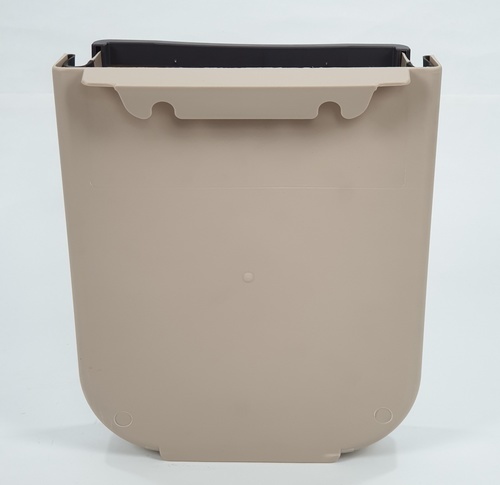 ICLEAN ถังขยะแขวนพับเก็บได้ 9 ลิตร รุ่น 5068-BR สีน้ำตาล