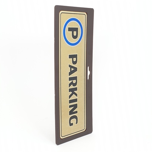 ป้ายอลูฯ SGB9101-77(PARKING สีทอง ขนาด 7.5x25 ซม.)