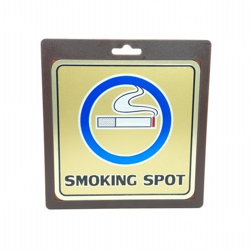 ស្លាកសញ្ញាអាលុយមីញ៉ូម SGB9101-79 SMOKING SPOT