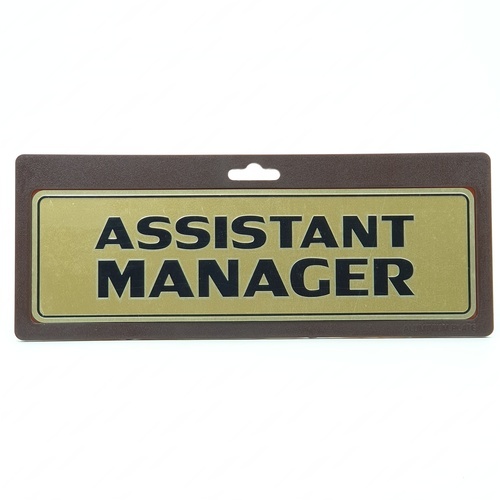 ស្លាកសញ្ញាអាលុយមីញ៉ូម SGB9101-86 ASSINSTANT MANAGER