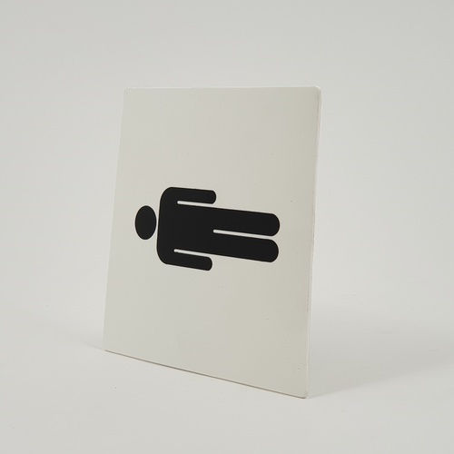 ป้ายPP SGB1101-03 ห้องน้ำชาย ขนาด 10x10 ซม.