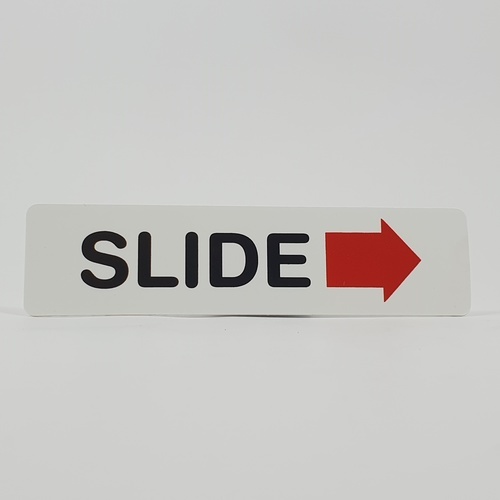 ស្លាកPP (SLIDE RIGHT) SGB1103-24 ខ្នាត 16x4 cm.