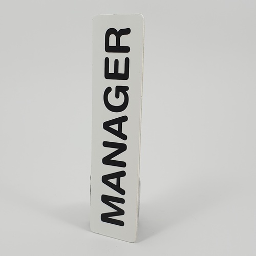 ป้ายPP (MANAGER) SGB1103-10 ขนาด 16x4 ซม.