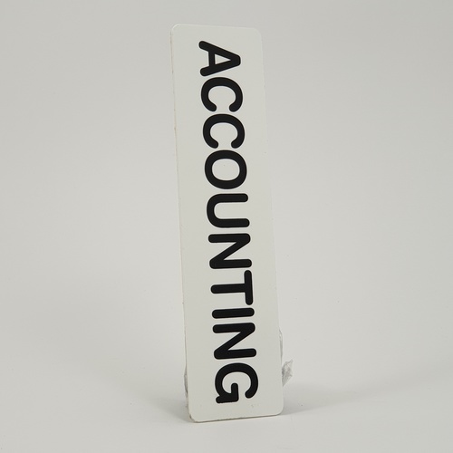 ป้ายPP (ACCOUNTING) SGB1103-33 ขนาด 16x4 ซม.