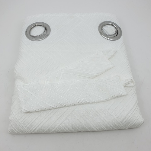 DAVINCI ผ้าม่านหน้าต่างพิมพ์ลาย A72016AW
#1WD ขนาด 140x160 ซม. สีขาว