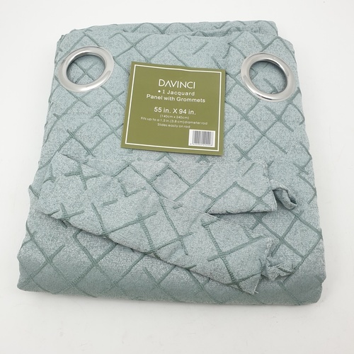 Davinci ผ้าม่านประตู ขนาด 145x240ซม. A71883RR สีเทา