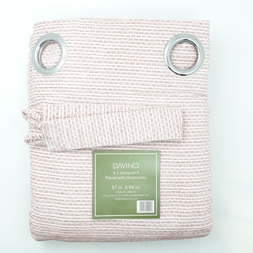 Davinci ผ้าม่านประตู ขนาด 145x240ซม. A72132CC สีชมพู
