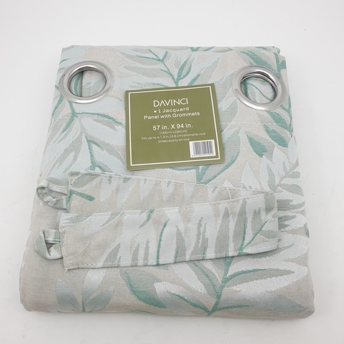 Davinci ผ้าม่านประตู ขนาด 145x240ซม.  A72165RR สีเขียว