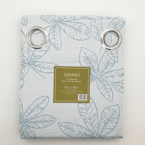 ผ้าม่านประตู รุ่น DM-JC197-4D ขนาด 150x250 ซม.สีฟ้า