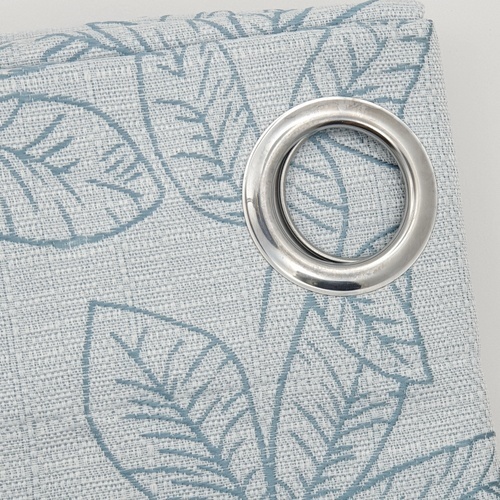 ผ้าม่านประตู รุ่น DM-JC197-4D ขนาด 150x250 ซม.สีฟ้า