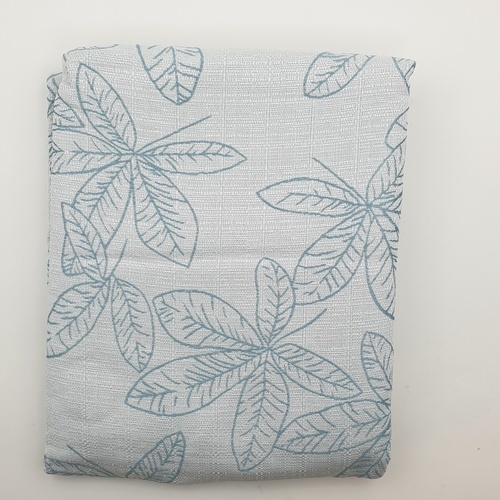 ผ้าม่านประตู รุ่น DM-JC197-4D ขนาด 150x250 ซม.สีฟ้า